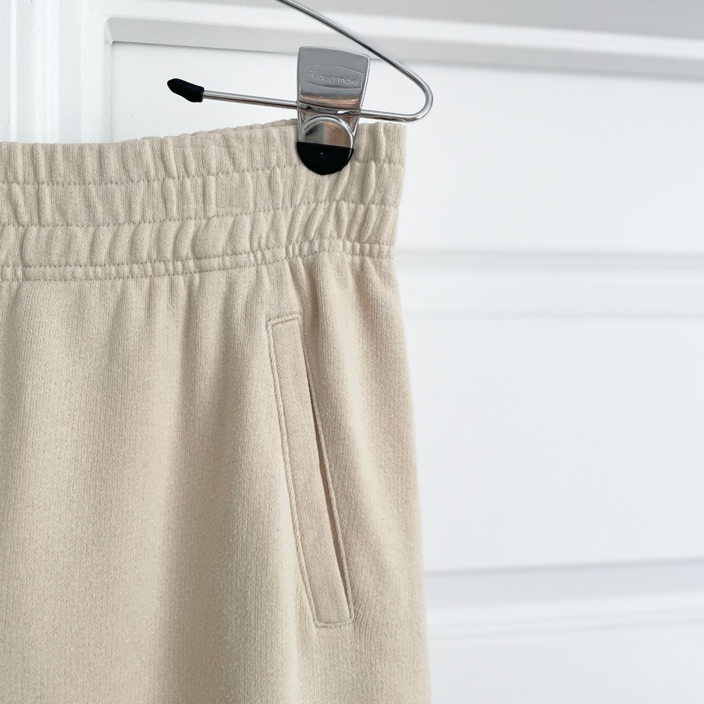 Aerie Offline Wide Leg Sweatpants Cream - Picture 4 of 6